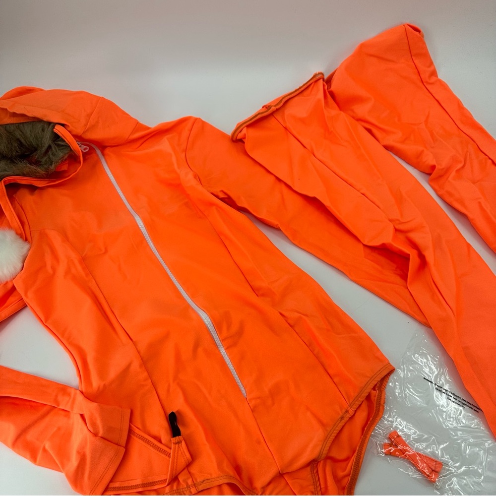 Starline Small Town McKenna Neon Orange Adult Costume Size Medium NWOT - Picture 8 of 15